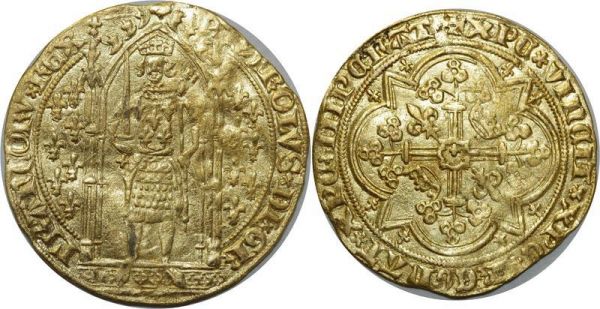 France Franc à pied Or Charles V 1365 Or Gold SUP