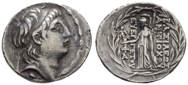 Griechen Syria Antiochos VII. Euergetes Sidetes, 138-129 v.u.Z. AR Tetradrachme  HGC 1067 d Houg./Lor./Hoo. 2061 ex Busso Peus, Frankfurt 16.15 g. ss