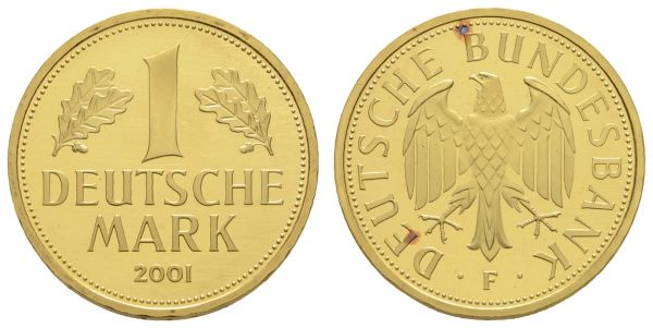 Bundesrepublik (DM)  Goldmark 2001 F  Jaeger 481 st