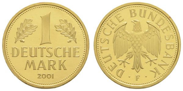 Bundesrepublik (DM)  Goldmark 2001 F  Jaeger 481 st