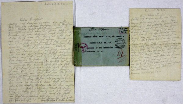Kriegsgefangenen-Luftpostbrief mit hs 