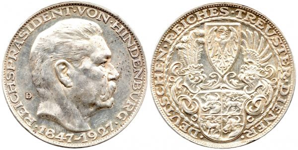 Medal Paul von Hindenburg, Karl Goetz XF