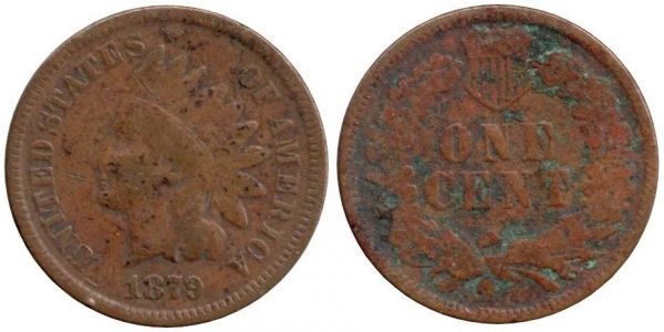 1 Cent 1879 Philadelphia 