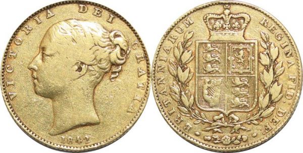 Extra - Great Britain Sovereign Victoria 1842 Or Gold -> Make offer