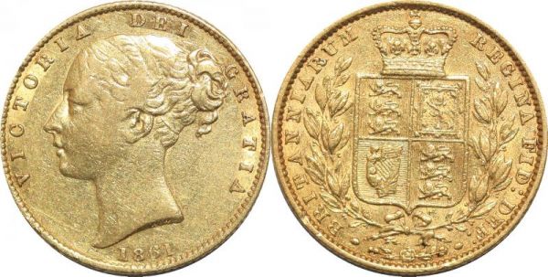 Extra - Great Britain Sovereign Victoria 1861 Or Gold -> Make offer