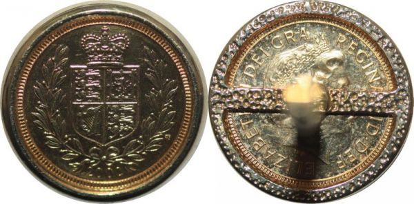 Extra - Ireland Half Sovereign Elizabeth II 2014 Cufflinks (2/2) Or Gold