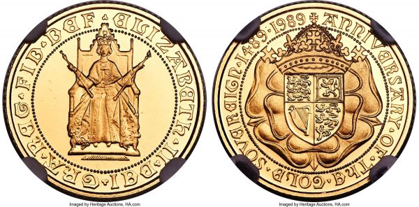 Lot 30396 > Elizabeth II 4-Piece Certified gold 