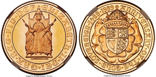 Lot 30397 > Elizabeth II 4-Piece Certified gold 