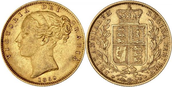United Kingdom Sovereign Victoria 1850 Or Gold -> Make Offer