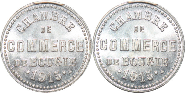 Algeria Colonies 5 Centimes Commerce Bougie 1915 PCGS MS64