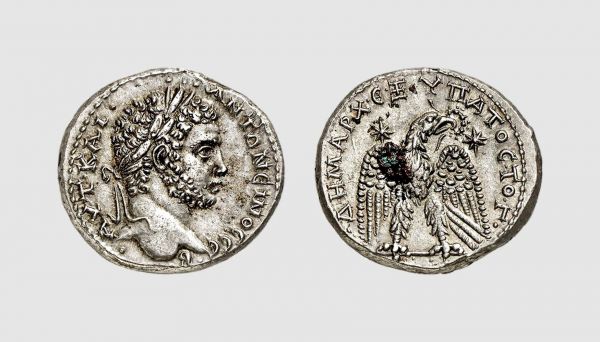 Empire. Caracalla. Antioch. AD 211-212. AR Tetradrachm (12.59g, 6h). McAlee 673; Prieur 212. Lightly toned. A few deposits. Choice extremely fine. From a private collection; Tradart 1994 (4) lot 200