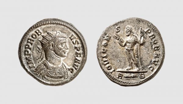 Empire. Probus. Rome. AD 280-281. Æ Antoninianus (4.21g, 6h). Cohen 306; RIC 173. Lightly toned. Traces of silvering. Choice extremely fine. From a private collection; former H.A. collection, Tradart 1991 (1) lot 433; Gerhard Hirsch 1989 (163) lot 1285