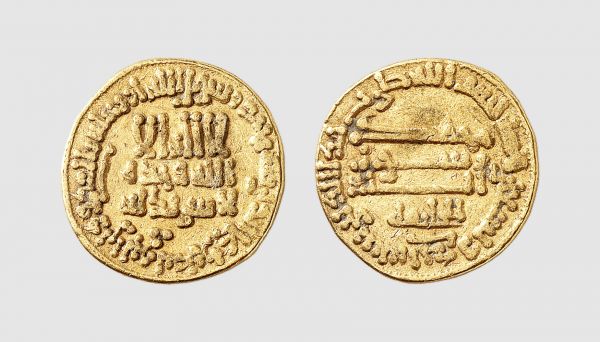 Abbasids. Al-Rashid. Unnamed mint (Misr). AH 191 (AD 806-807). AV Dinar (4.19g, 6h). Album 218.13. Lightly toned. Good very fine. From a private collection