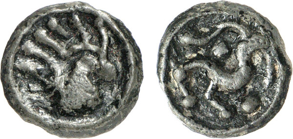GAUL, Senones, Æ Potin (1st century BC), Sens area (3.43g). DR 2642. Fine. From a gentleman's collection