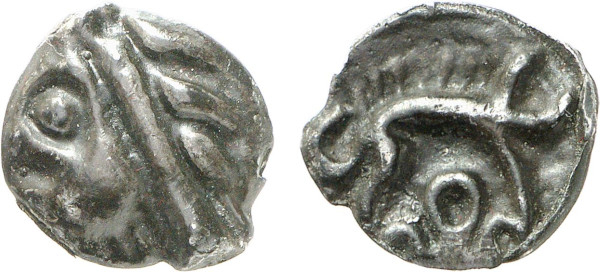 GAUL, Leuci, Æ Potin (1st century BC), Toul area (4.46g). DT 226 Classe 1E. Extemely Fine. From a gentleman's collection