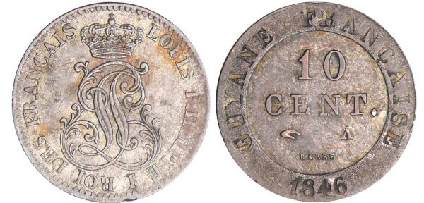 Louis-Philippe 1er (1830-1848) - 10 centimes 1846 A (Paris) (REF: Lecompte.32)