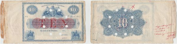 Ecosse - The Union Bank of Scotland, 10 pounds, 4th April 1905 (REF: Pick.807)