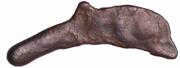 Thrace - Olbia - Bronze (425-350 av. J.-C.) A/ Dauphin. (REF: GC.1684)