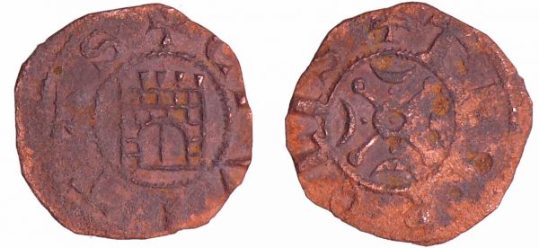 Tripoli - Raymond III - Pougeoise Raymond III (1152-1187). A/ + CIVITAS Porte. R/ + TRIPOLIS Croix pommetée cantonnée de quatre croissants. (REF: CCS.13)