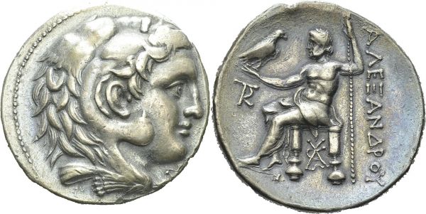 Antigonos II Gonatas, 277-239. Tetradrachm 276-274 BC, Pella. Price 556. AR. 16.93 g. AU  Ex. From a Swiss collection formed in the 1960-70's, mostly purchased from UBS, CS and Münzen & Medaillen AG.