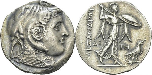 Ptolemy I Soter, 305-283. Tetradrachm 301-305 BC, Alexandria. Svoronos 108. AR. 15.67 g. XF  Ex. From a Swiss collection formed in the 1960-70's, mostly purchased from UBS, CS and Münzen & Medaillen AG. 