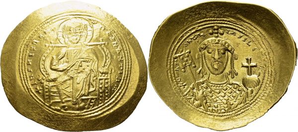 Constantine IX Monomachos, 1042-1055. Gold Histamenon, Constantinopolis. Sear 1828. AU. 4.33 g. AU  